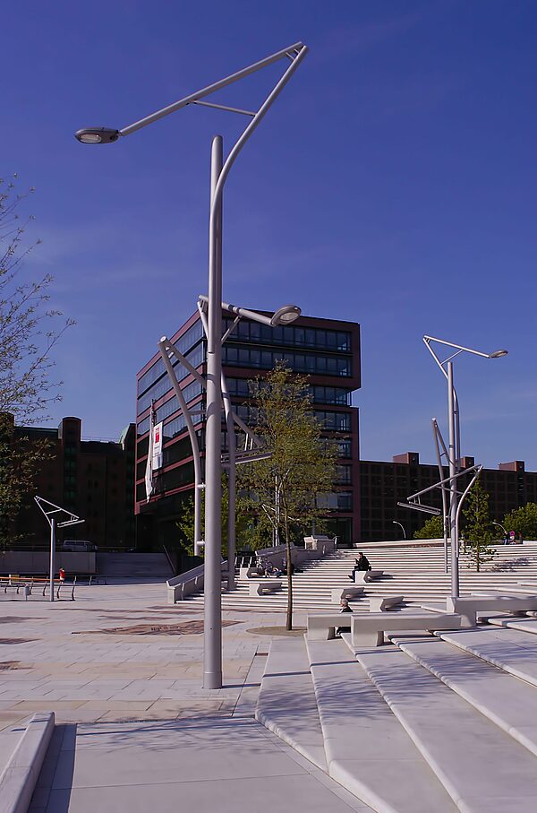 Stâlpi speciali Pfeiffer în Hafencity, Hamburg